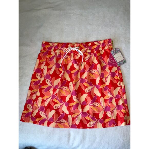 Stella Parker Sport Pull-On Skort Size Small Lily Tropical UPF 50+ - Picture 2 of 6